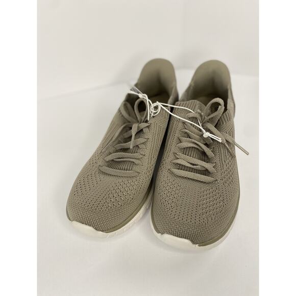 Skechers Taupe Swift Fit Hands Free Slip-In Women's Shoes 179181/TPE Sz 6 - Picture 4 of 7